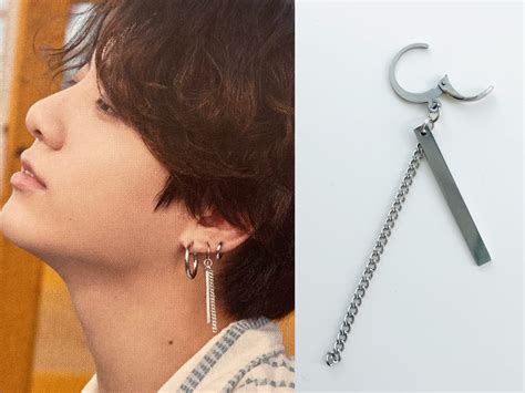 bts jungkook hoop earring.